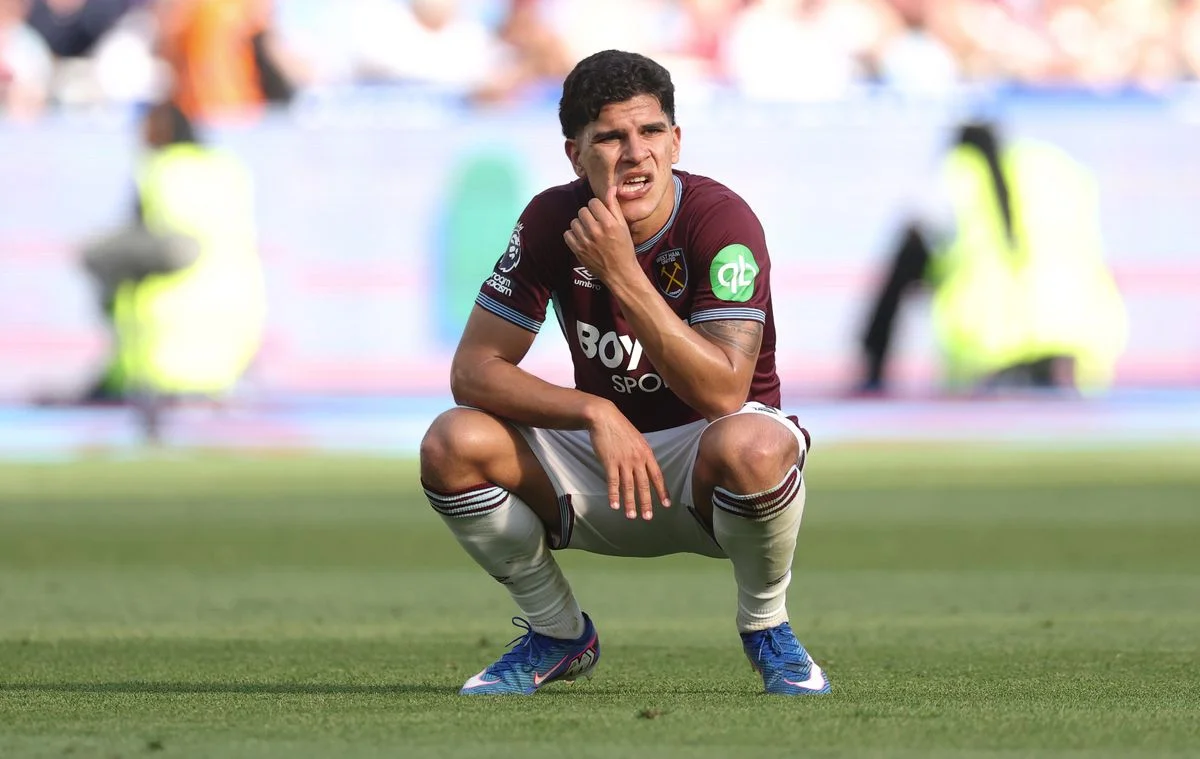 Mateus Fernandes after a West Ham United game