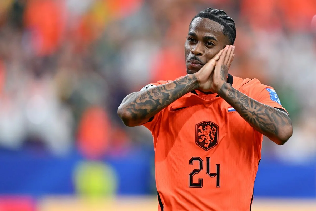 Crysencio Summerville during the FIFA World Cup 2026 Group F match between Netherlands and Sweden.