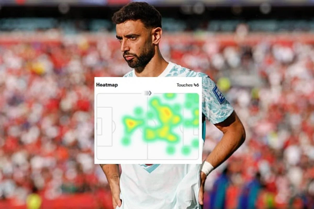 Bruno Fernandes endured a difficult game as Portugal beat Croatia 2-1 at the World Cup