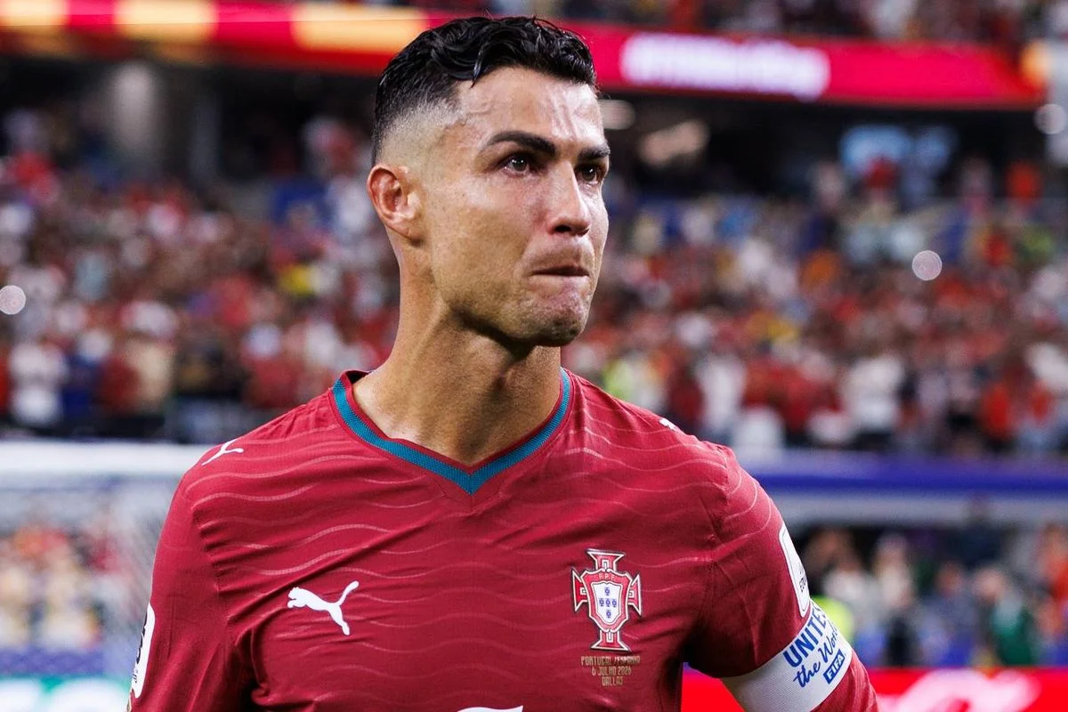 Cristiano Ronaldo reacts to Portugal's World Cup 2026 exit